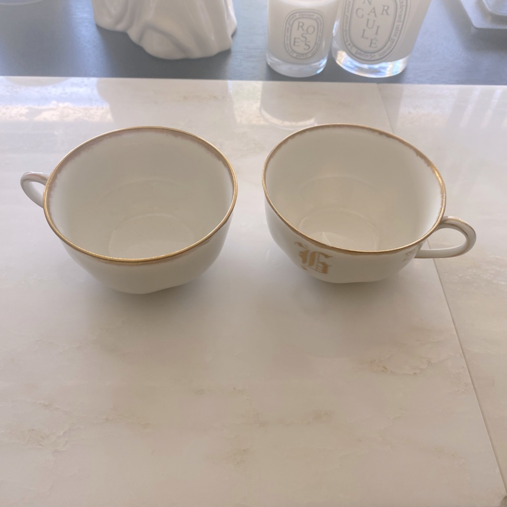Vintage HAVILAND made in France tea cup set